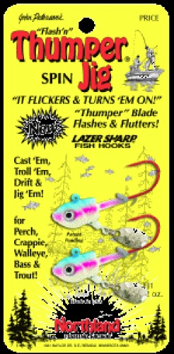 THUMPER JIG- Thumper belly blade flickers, flashes & flutters