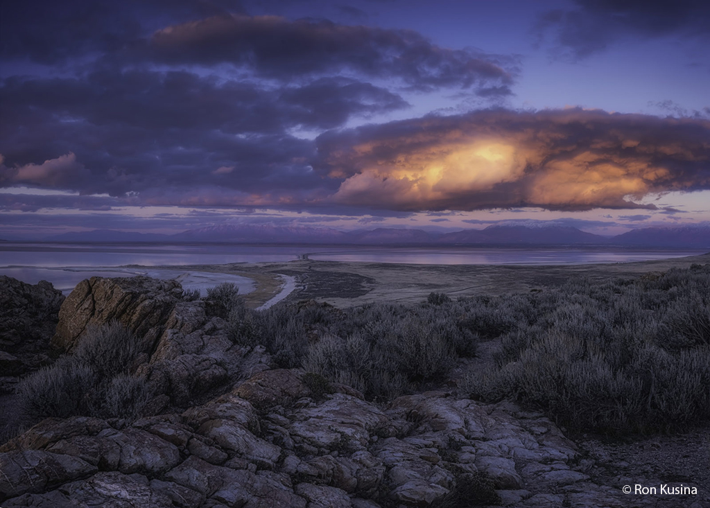 Today’s Photo Of The Day is “Blue Hour Bright” by Ron Kusina. Location: Buffalo Point, Antelope Island State Park, Utah.