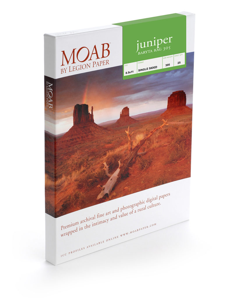 Fine Art Photo Papers: Moab Juniper Baryta Rag