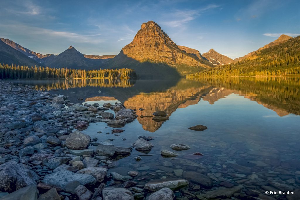 Today’s Photo Of The Day is “First Light at Two Medicine Lake” by Erin Braaten. Location: Glacier National Park, Montana.