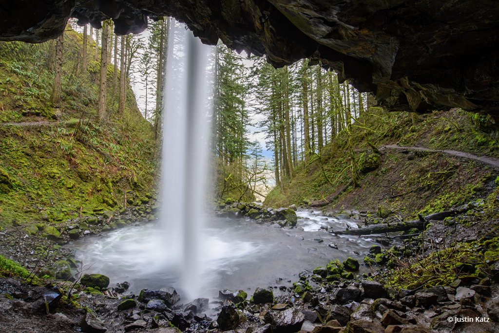 Today’s Photo Of The Day is “Walking Behind Horsetail Falls” by Justin Katz. Location: Columbia River Gorge, Oregon.