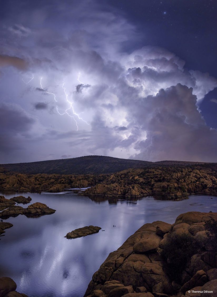 Today’s Photo Of The Day is “Electric Night” by Theresa Ditson. Location: Prescott, Arizona.