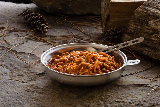 Spaghetti | Practical (Yet Delicious) Winter Campfire Cooking Ideas For Outdoor Cooking