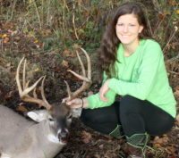 Brother Guides Sister to Biggest Buck on the Farm