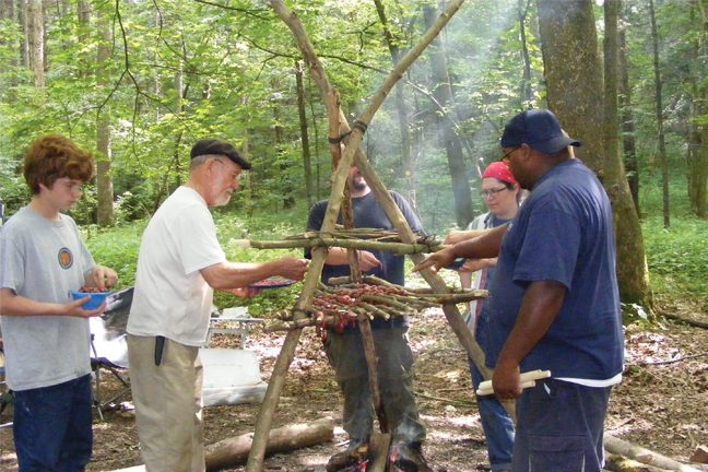 At MNSI, participants can learn how to make jerky, while also being taught a variety of other outdoor skills. 