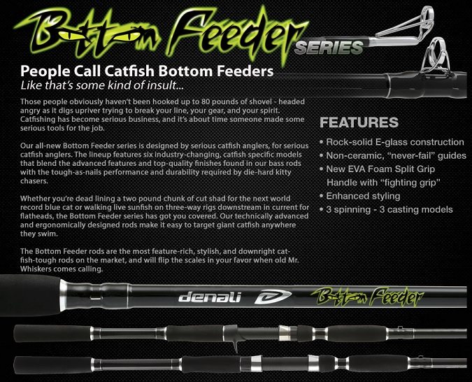 Denali Bottom Feeder Casting Rod For Catfish