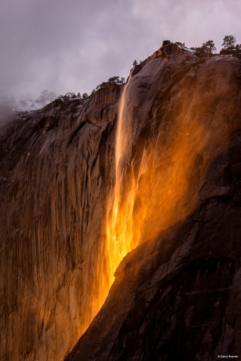 Today’s Photo Of The Day is “Fire Water” by Garry Everett. Location: Horsetail Falls, Yosemite National Park, California.