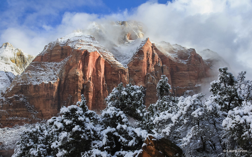 Today’s Photo Of The Day is “Zion in the Clouds” by Laura Zirino. Location: Utah. 