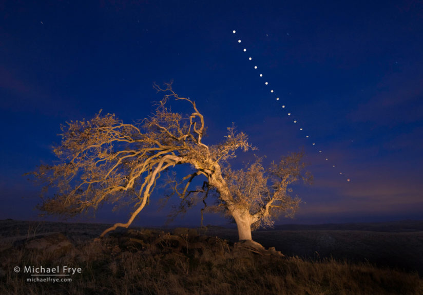 photographing a lunar eclipse
