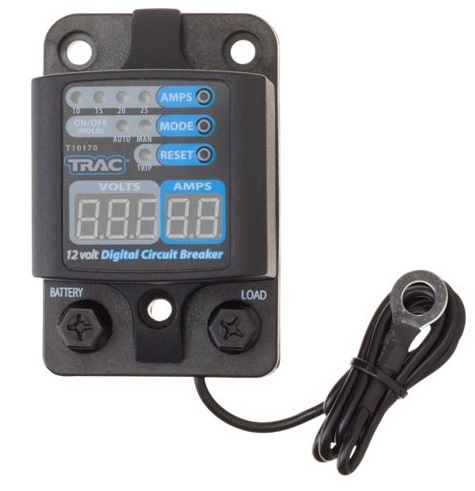TRAC 12v Digital Circuit Breakers with Display