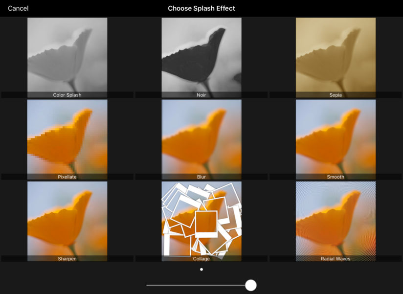 ACDSee Pro For iOS Filter Splash