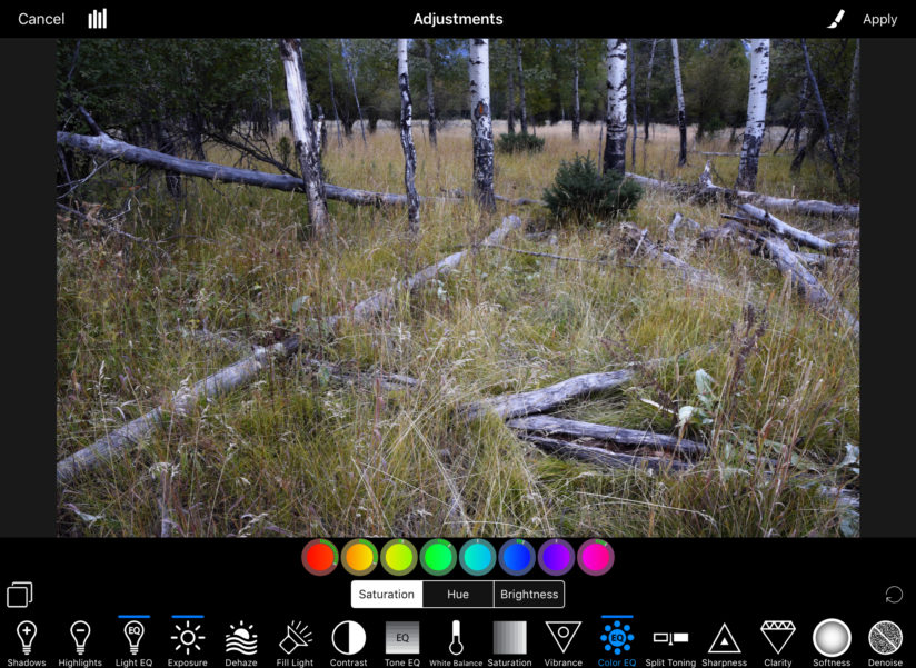 ACDSee Pro For iOS: Color EQ