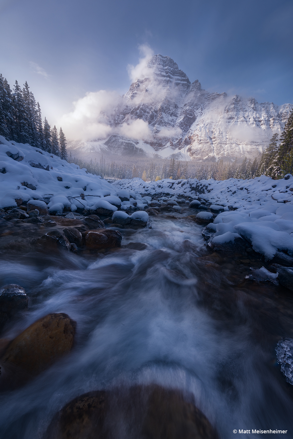 Today’s Photo Of The Day is “Winter’s Touch” by Matt Meisenheimer. Location: Banff National Park, Alberta, Canada.