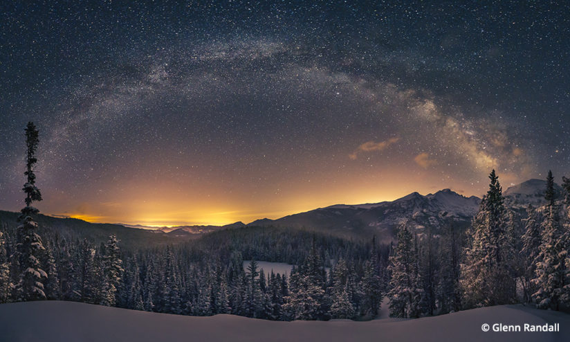 processing night photography: longs peak, colorado