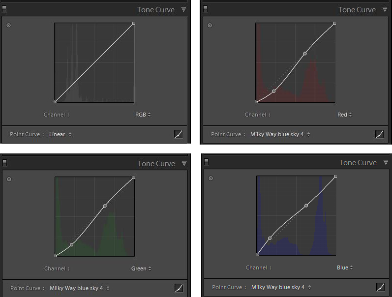 processing night photography: settings in lightroom 