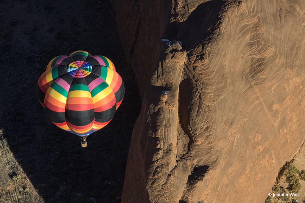 Today’s Photo Of The Day is “My View” by Jennifer Wolf. Location: Red Rock Balloon Rally, Red Rock, New Mexico.