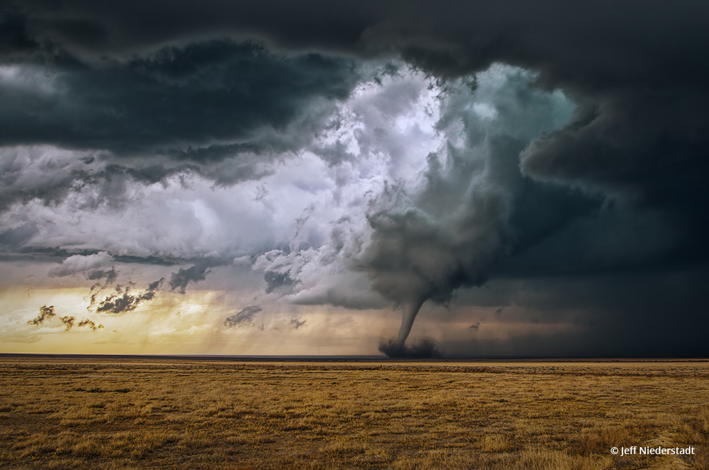 Capturing a tornado near Eads, Colorado