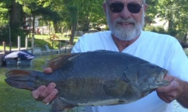 Weighs 9.98 Pound Michigan Smallmouth Record