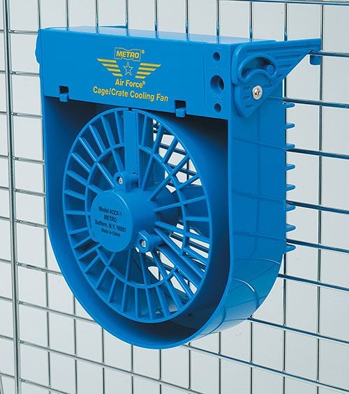 Crate Fan for Bird Dog Cage