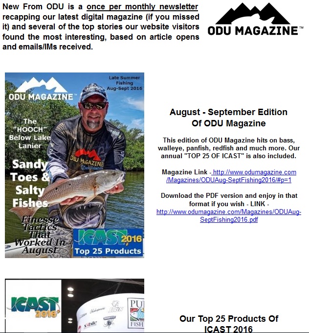 September 2016 ODU Newsletter