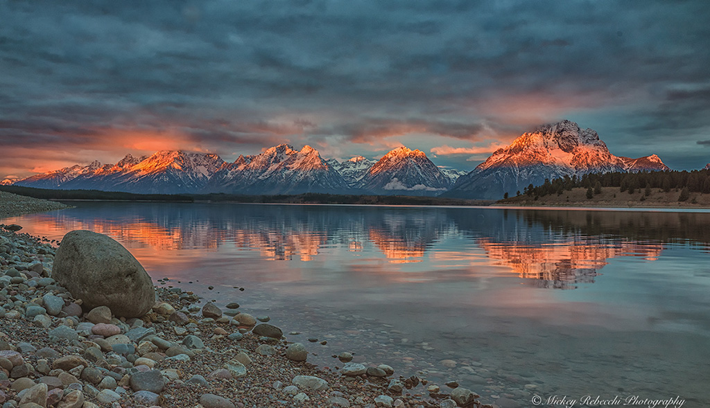 Today’s Photo Of The Day is “First Light” by Mickey Rebecchi. Location: Grand Teton National Park, Wyoming.