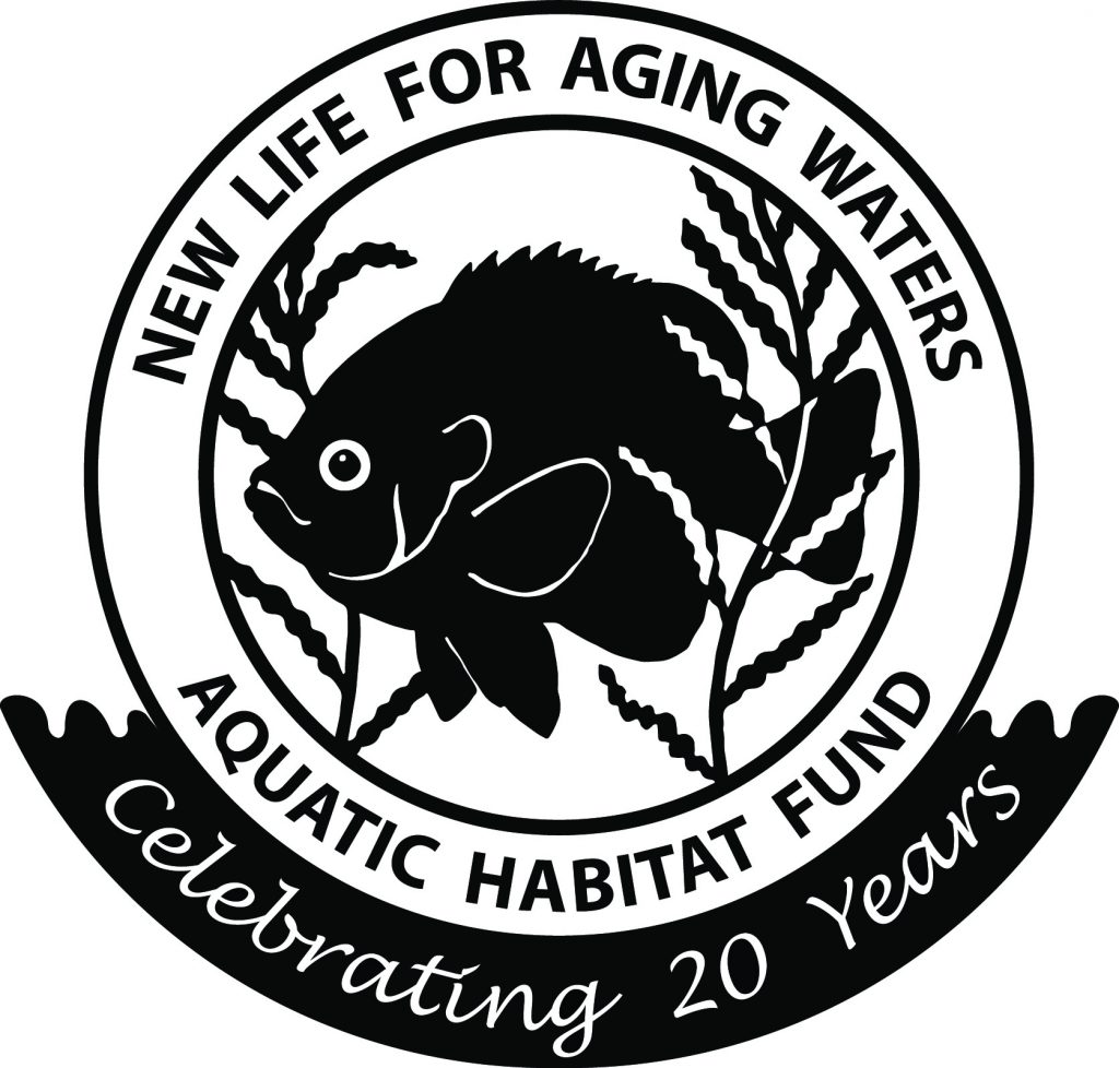 Aging waters Aquatic Habitat 20 years PATHS BnW logo