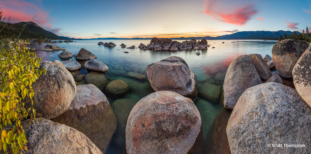 Today’s Photo Of The Day is “Tahoe Boulders at Sunset 18” by Scott Thompson. Location: Hidden Beach, Lake Tahoe, Nevada.