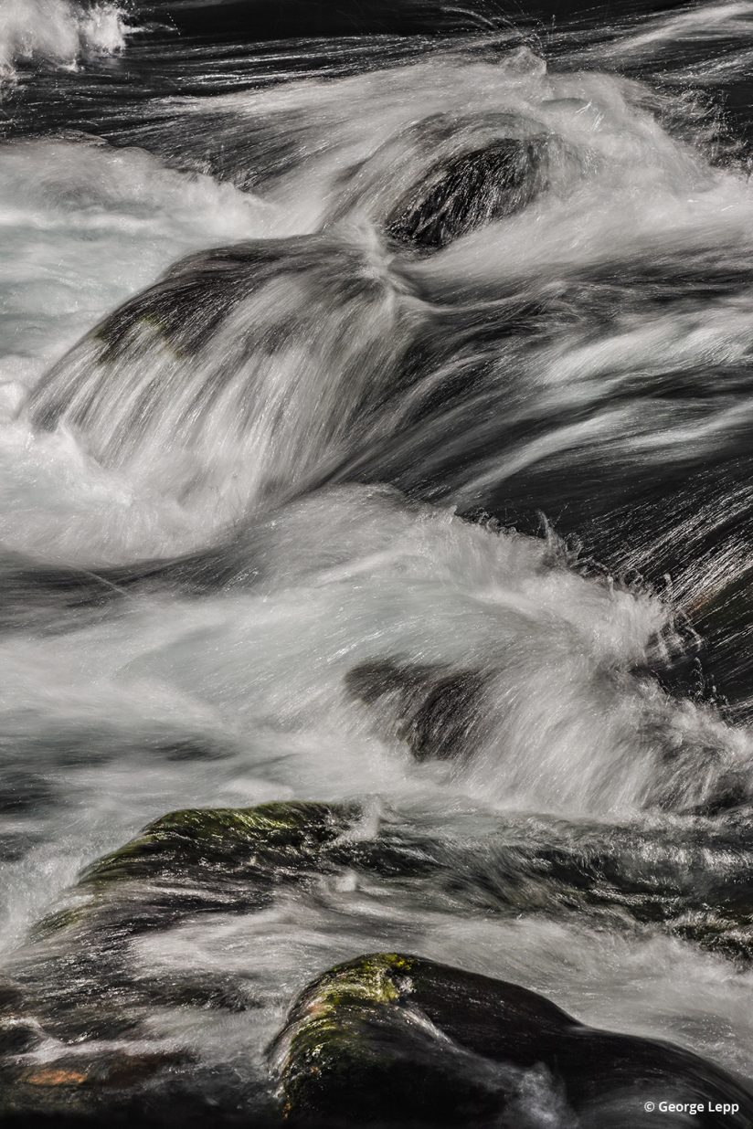 McKenzie River rapids photographed with the Canon EOS R