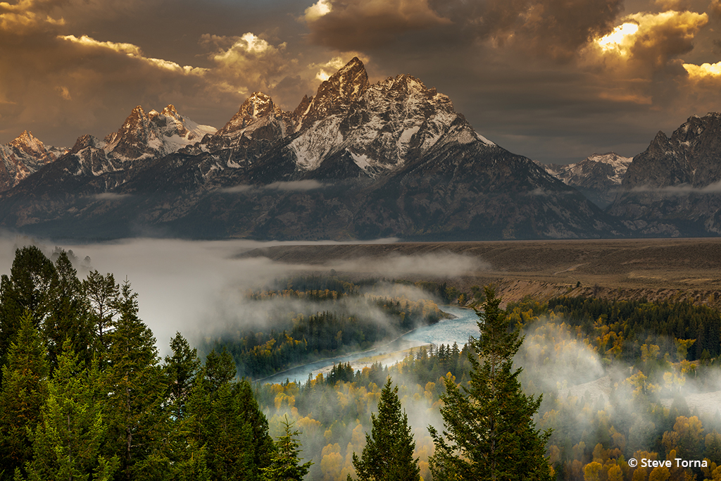 Today’s Photo Of The Day is “Morning Majesty” by Steve Torna. Location: Snake River Overlook, Grand Teton National Park, Wyoming.