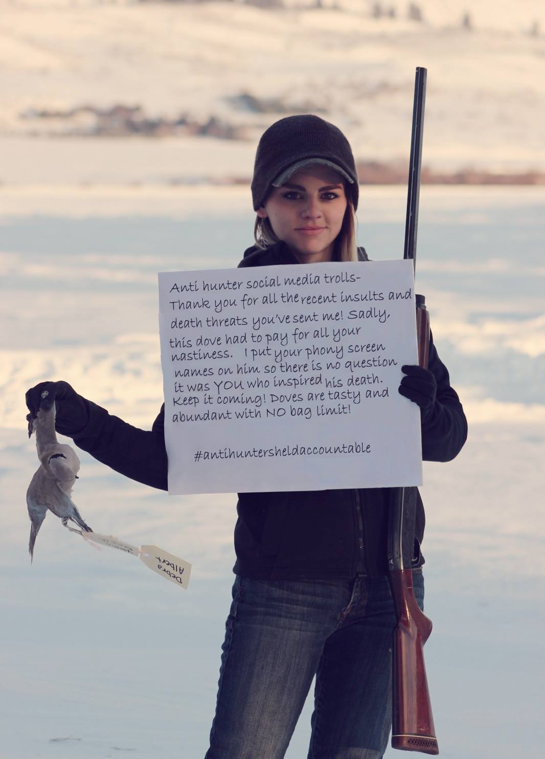 Anti-hunter response by Lauren Hull