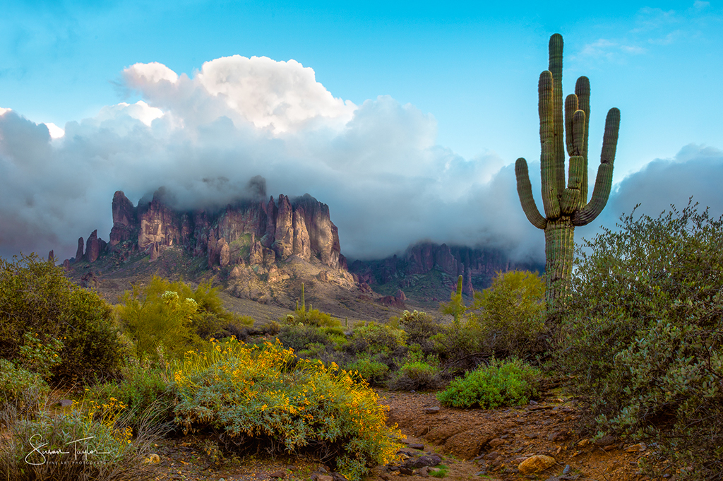 Today’s Photo Of The Day is “Storm Clearing Over the Superstition Mountains” by Susan Taylor. Location: Lost Dutchman State Park, Arizona. 