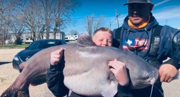 67-pound catfish