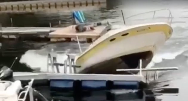 boat docking accident