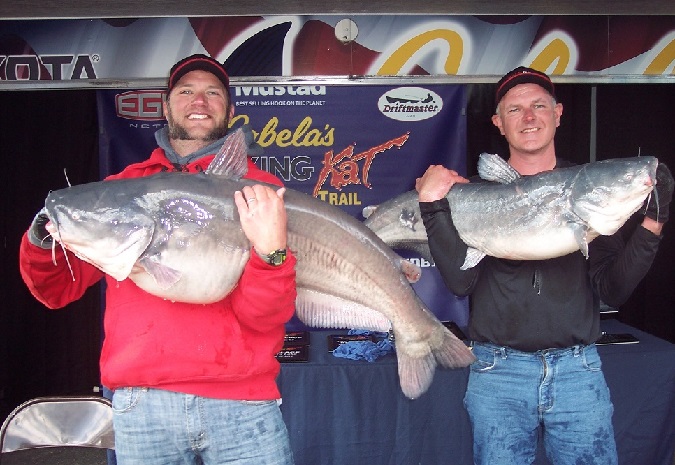 Justin Cook and Gary Ryan win Cabela’s King Kat Tournament on Milford Lake