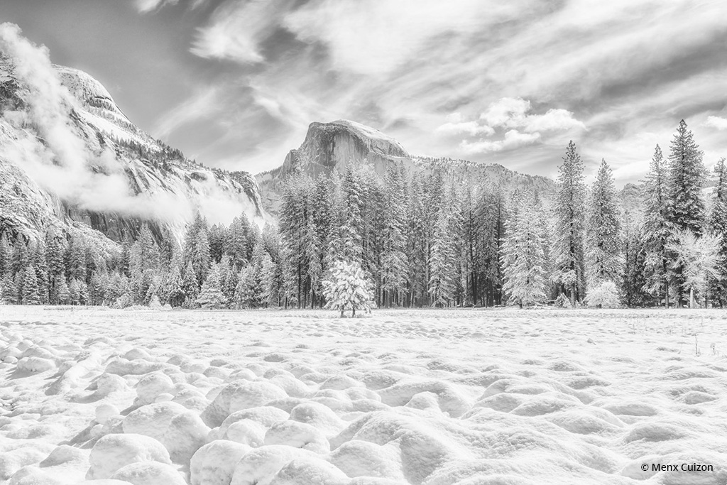 Congratulations to Menx Cuizon for winning the recent Winter Black-And-White Assignment with the image, “Snow White.”