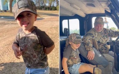 Little Girl Has an Adorable Response to Hunting With Her Papa