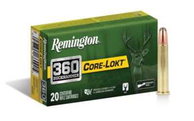 Remington Unveils 360 Buckhammer, a New Straight Wall Hunting Cartridge