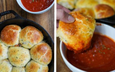 Venison Sausage and Pepperoni Pizza Bombs